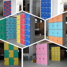 ABS塑料更衣柜（16格）支持定制，多色可選