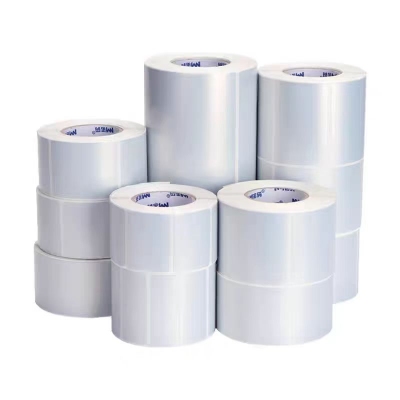 三防熱敏亞銀紙標(biāo)簽紙，固定資產(chǎn)貼50ⅹ70mm